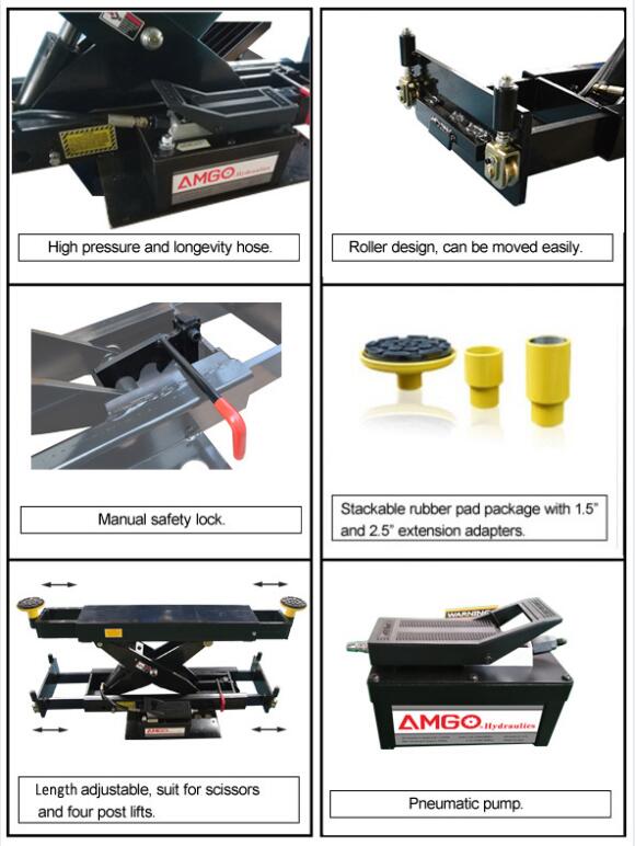 8,000 Lb. Capacity Rolling Jack for 4Post Car LiftsPEAK Manufacturer