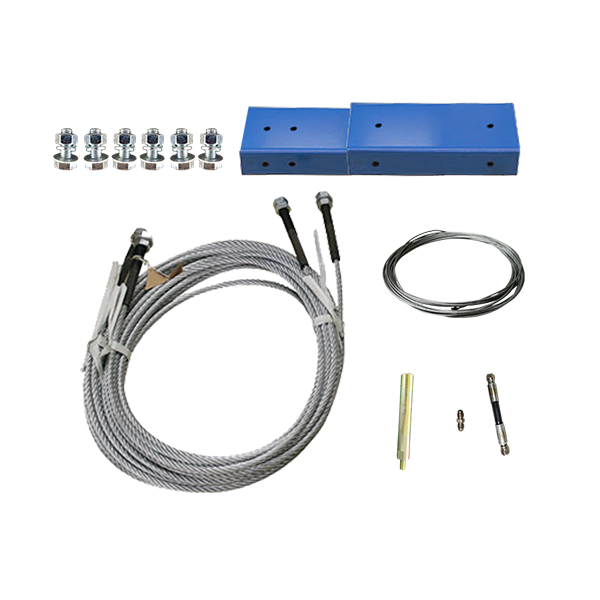The stackable rubber pads assemblywith extension adapters